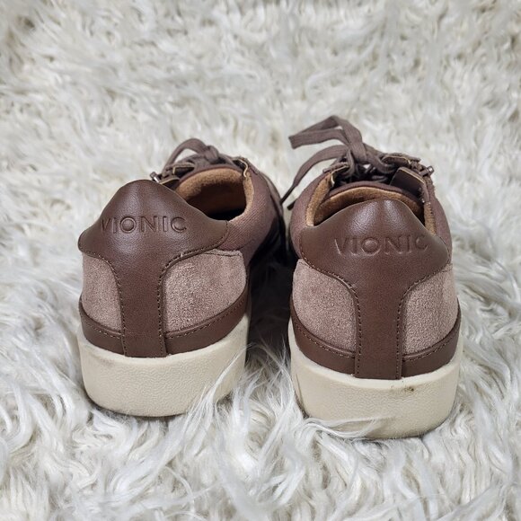 Vionic Women's Suede Flats in Mauve Size 8 - Picture 5 of 9